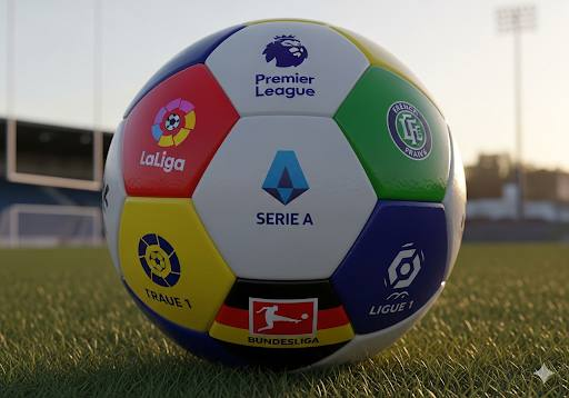 电竞足球比赛画面